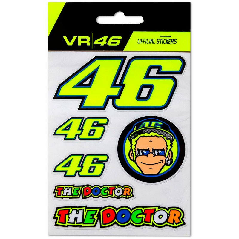 VR46 Small Stickers - Marti Motos