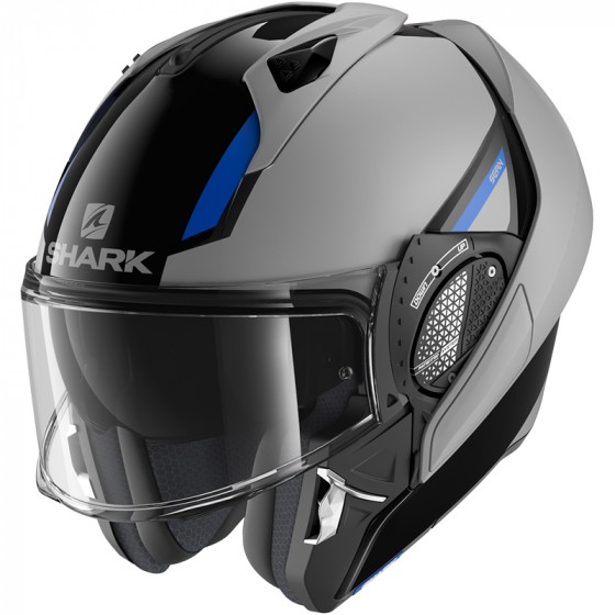 Shark, Casco modulare moto EVO-ES KRYD WKR, L : : Auto e Moto