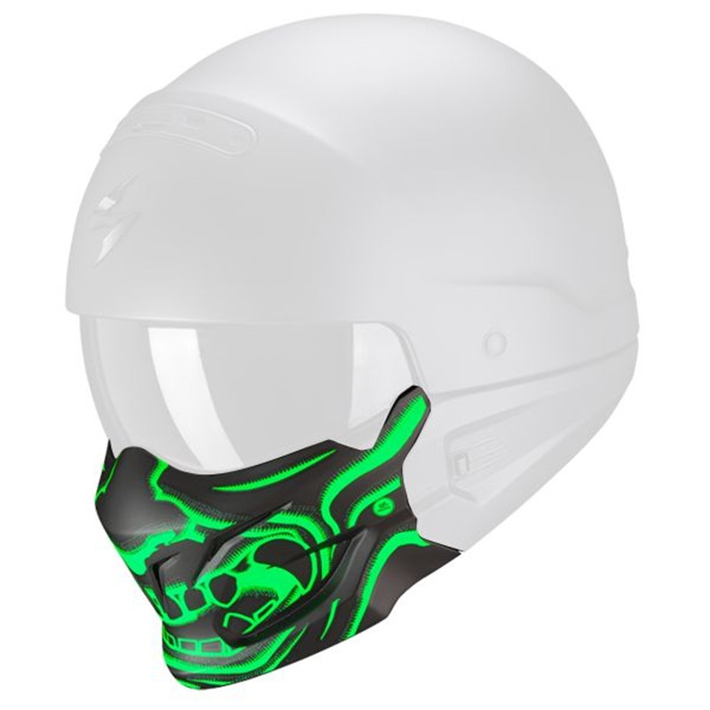 Samurai Scorpion Covert Face Mask Green 