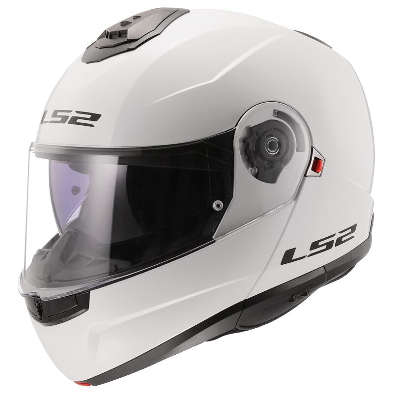 LS2 Motorcycle Helmets - FF325 Strobe Modular Flip Front - Gloss Black -  XXS : : Automotive